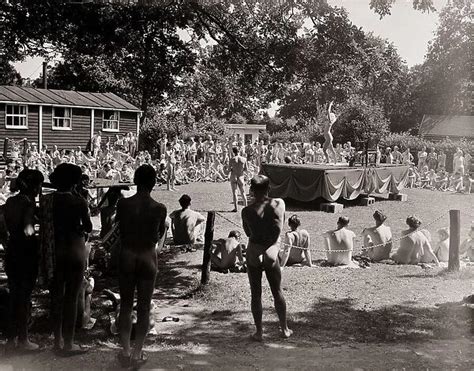 vintage family nude|Family Beauty Contest at a Nudist Camp